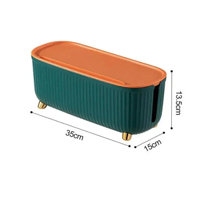 Boite Rangement Cable à Rayures