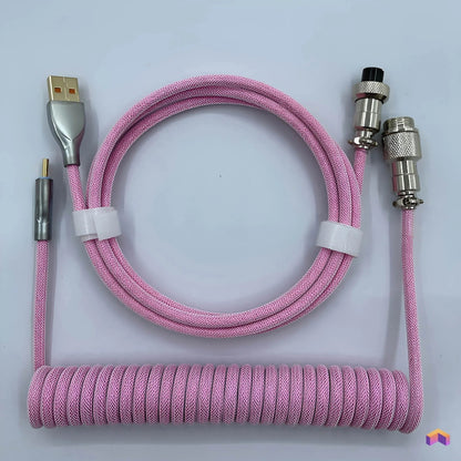 Cable enroulé pour clavier mécanique