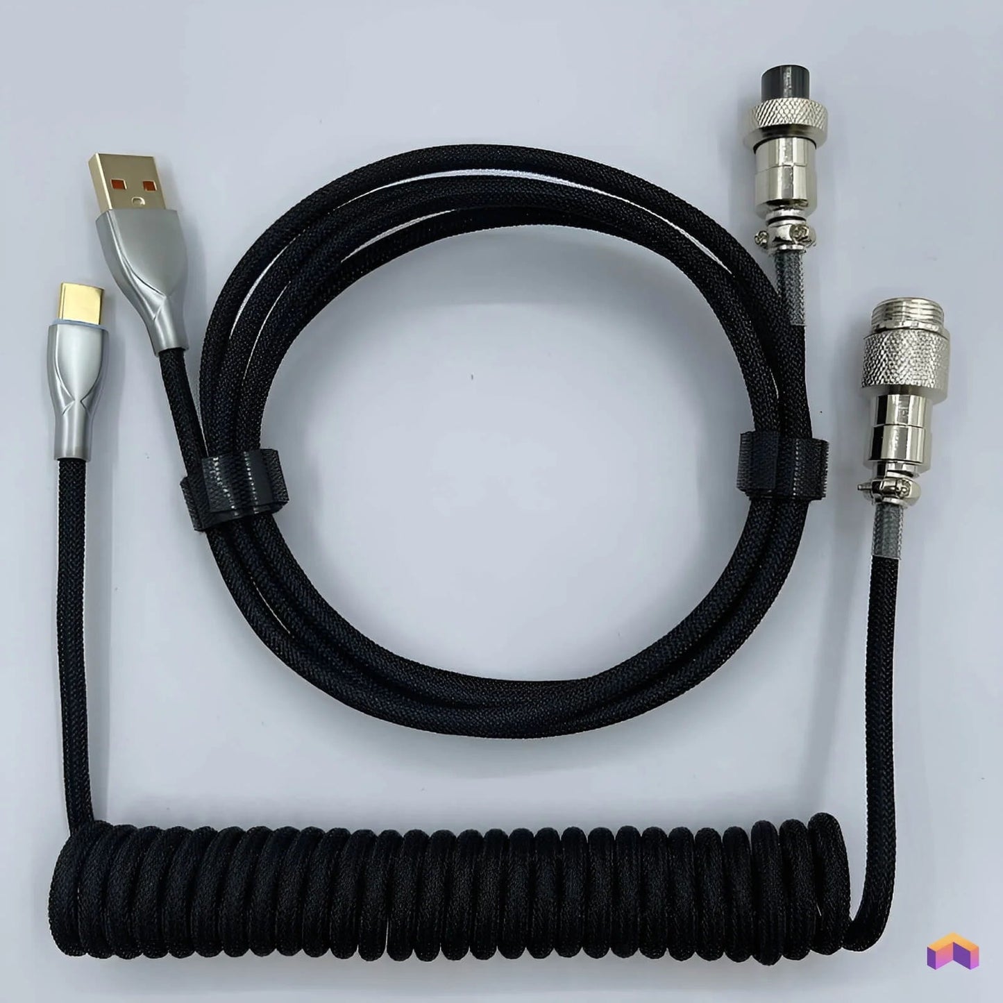 Cable enroulé pour clavier mécanique