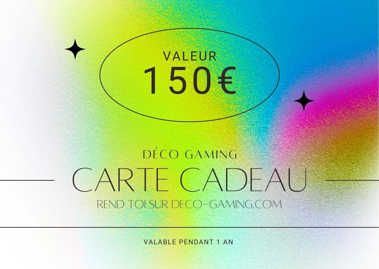 Carte Cadeau Déco-Gaming