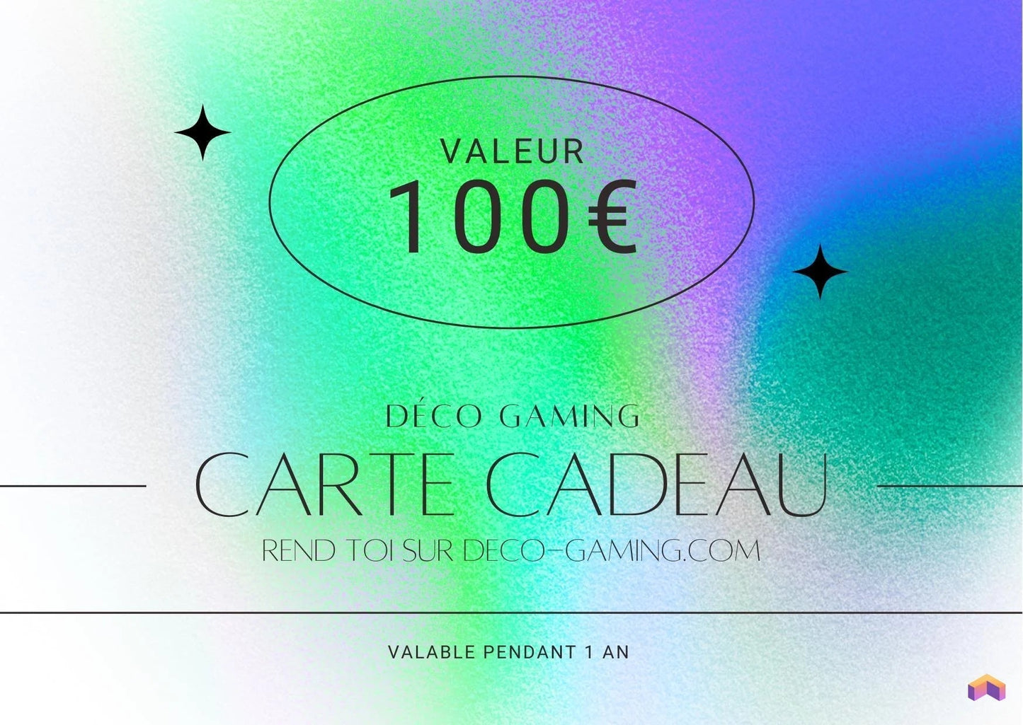 Carte Cadeau Déco-Gaming