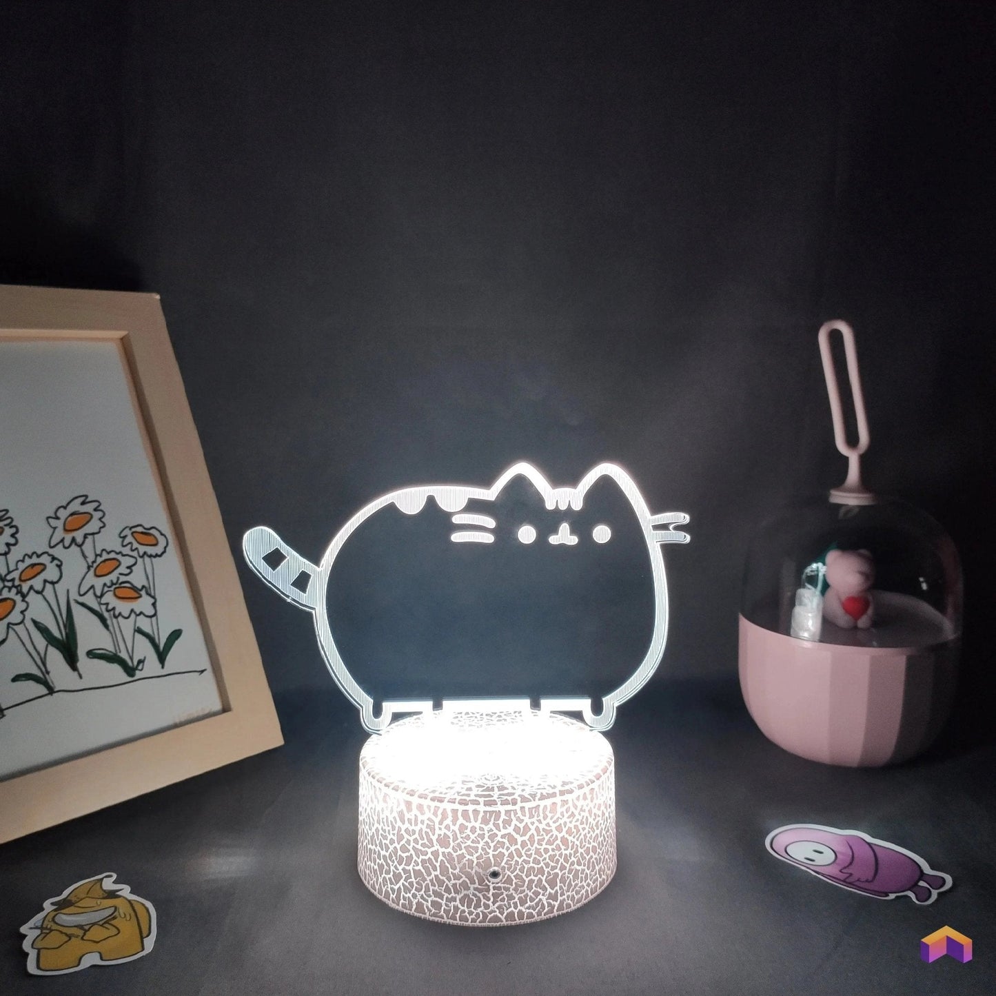 Lampe 3D Chat