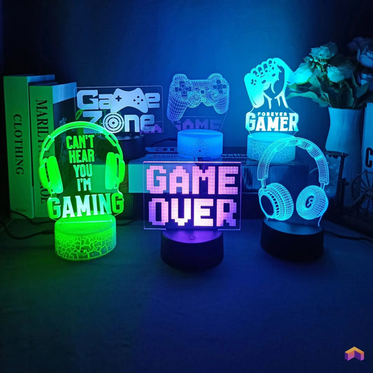 Lampe 3D Game Over