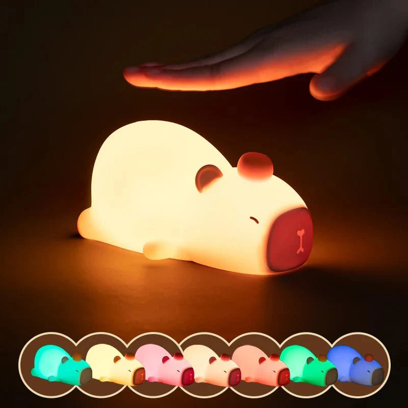 Lampe de bureau en silicone Capybara