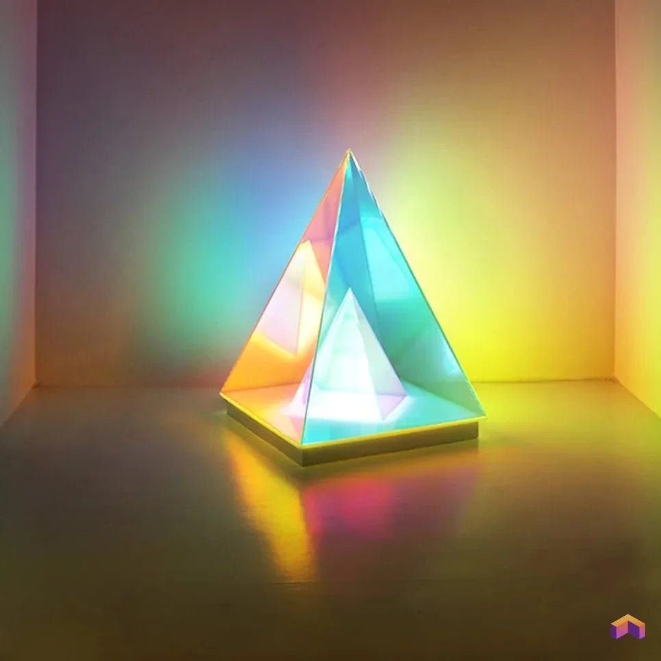 Lampe LED Pyramide/Cube RGB