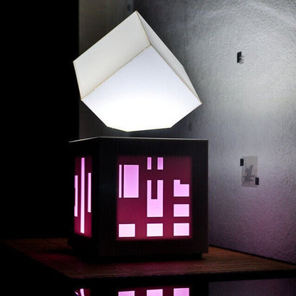 Lampe Lévitation Cube enceinte intégrée