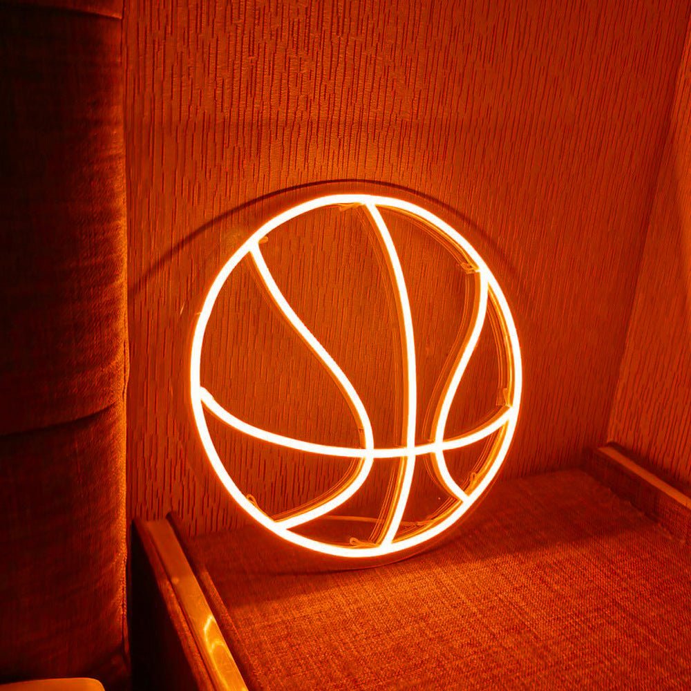 Neon led ballon basket