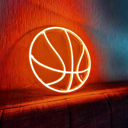 Neon led ballon basket