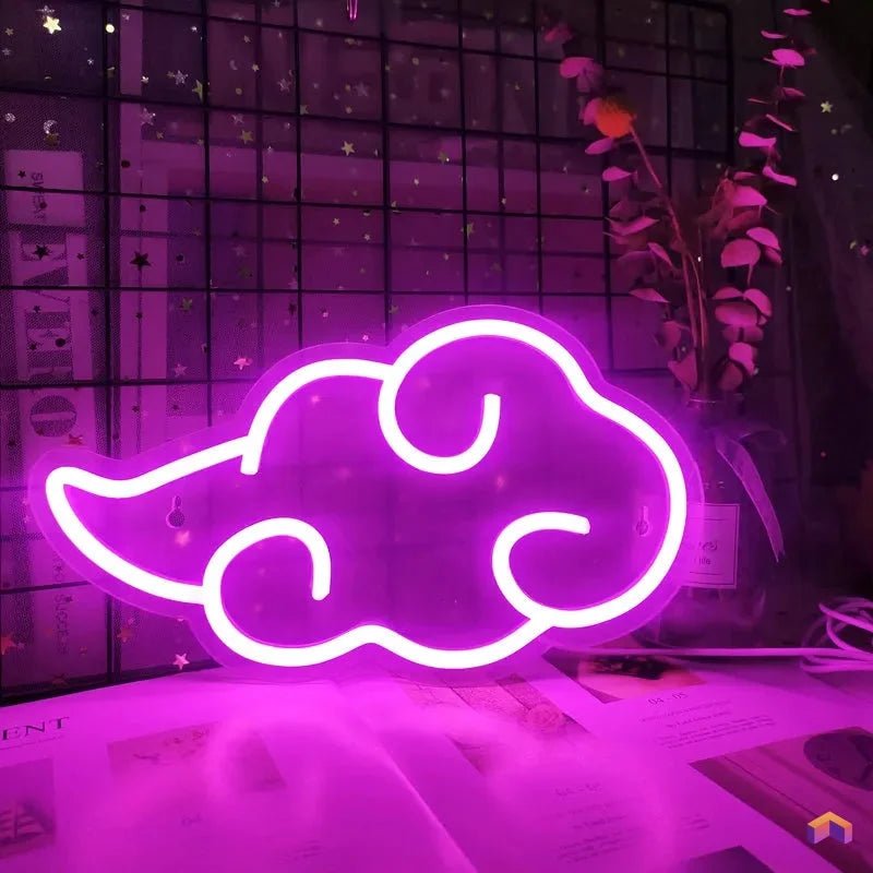 Panneau LED néon Nuage