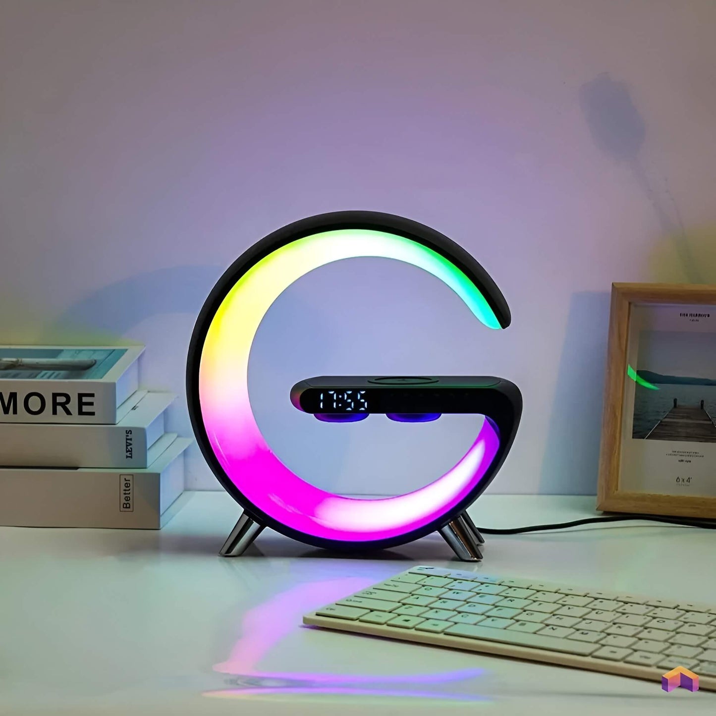 Réveil LED RGB Chargeur à Induction