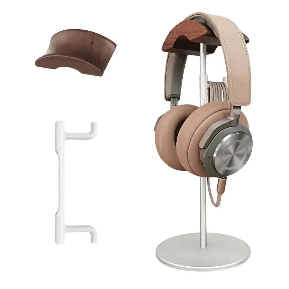 Support Casque en Bois