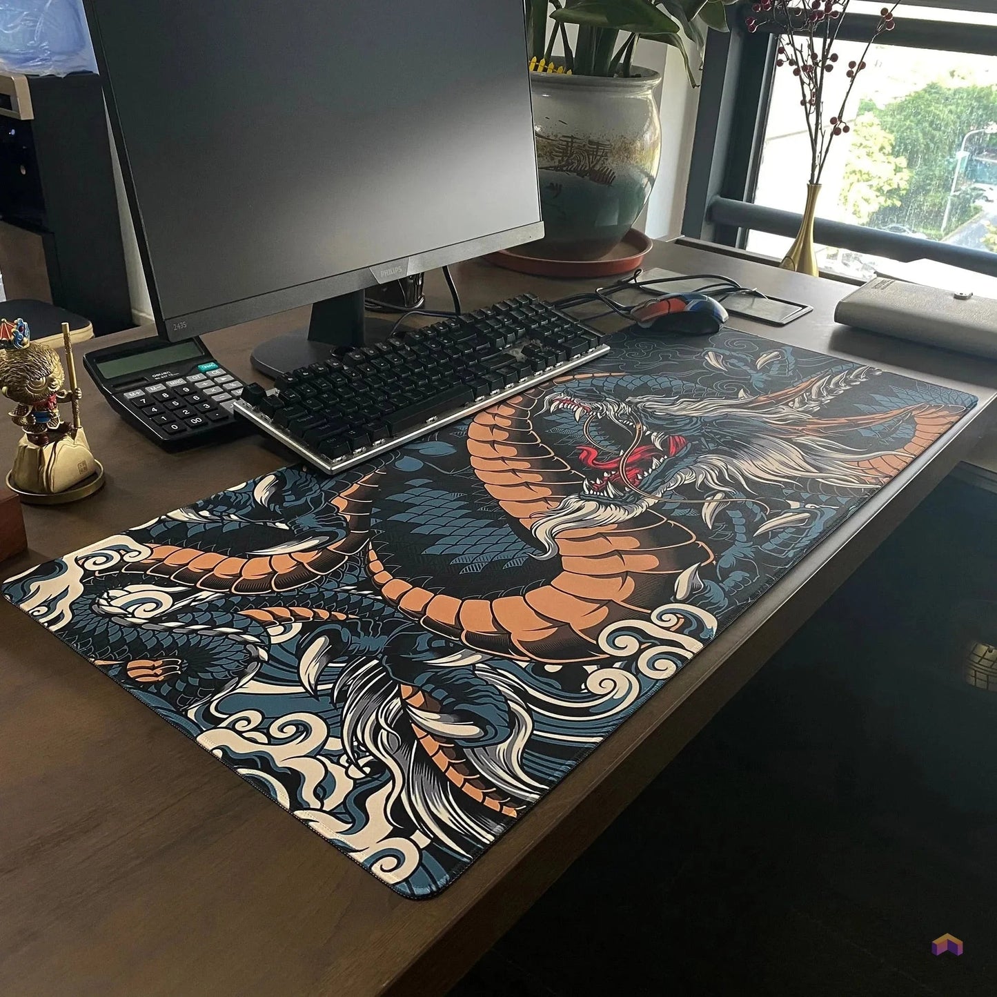 Tapis de souris XXL Dragon chinois