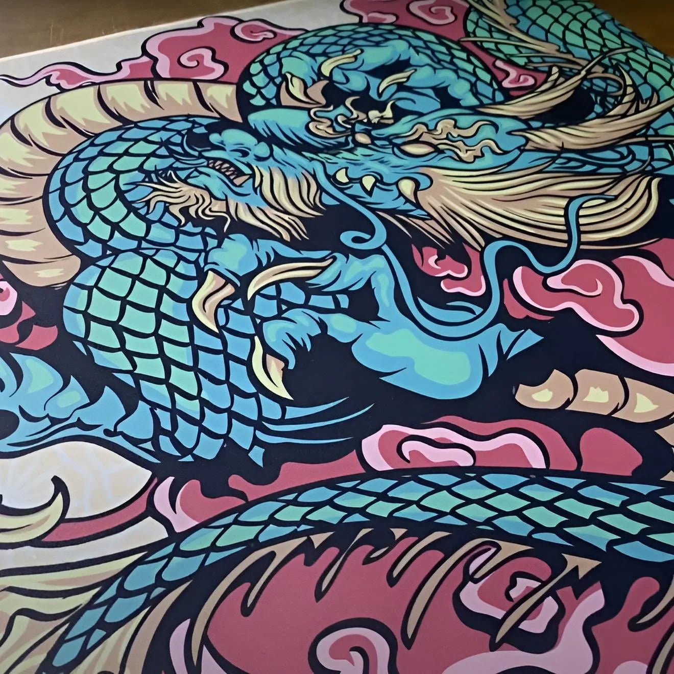 Tapis de souris XXL Dragon Japonais