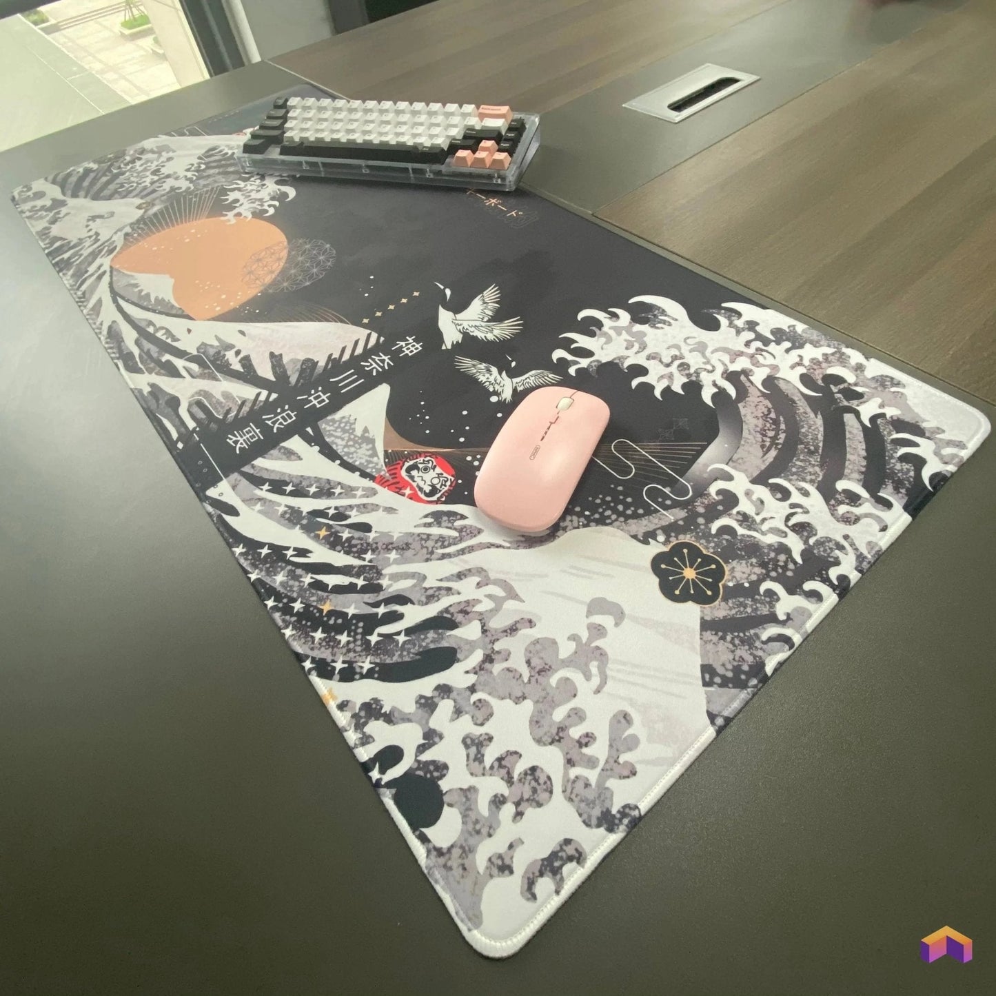 Tapis de souris XXL Vague Japon